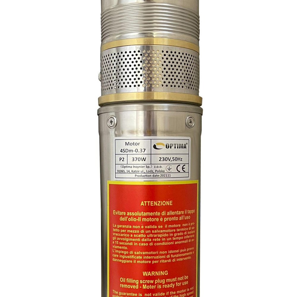 Насос скважинный с повышенной уст-тью к песку OPTIMA 4SDm3/ 6 0,37 кВт 44м + пульт+кабель 25м NEW (000023126) Киев - изображение 3