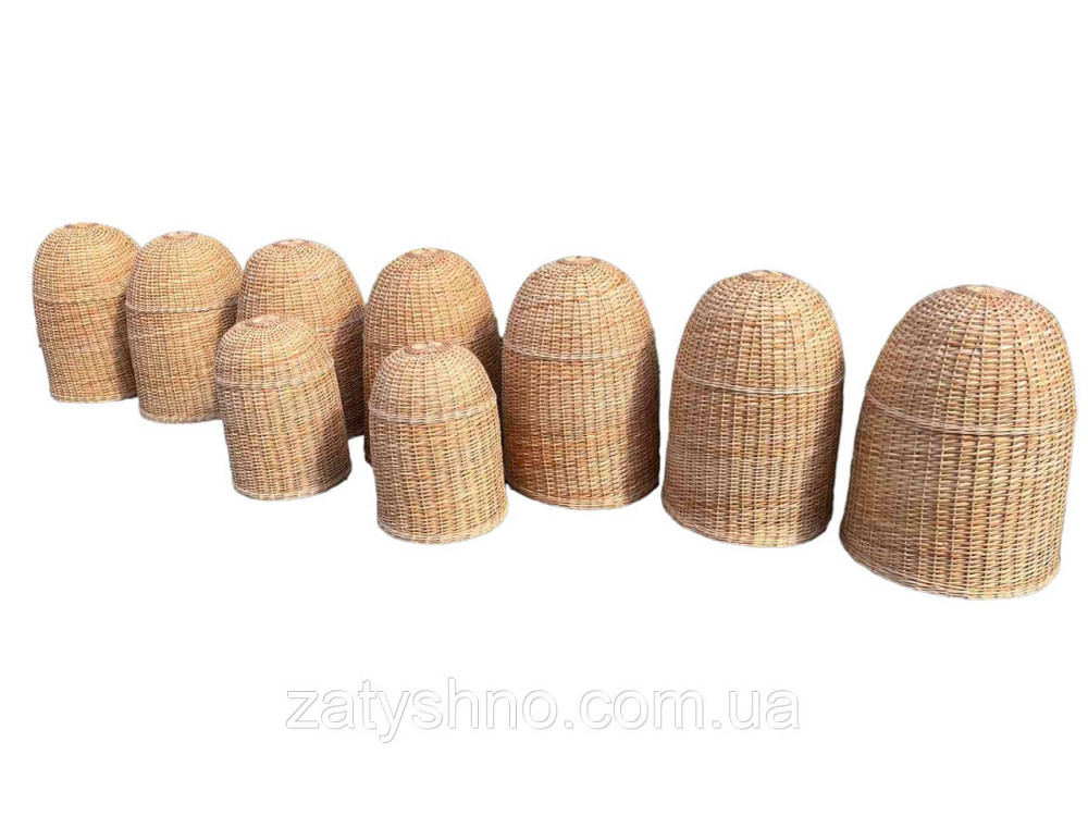 Люстра плетена в колибу чи альтанку люстри плетені з лози  | торшери абажури бра Київ - фото 1