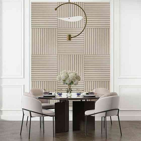 Вінілові 3D рейки Дуб перлинний пісок, самоклеючі Київ