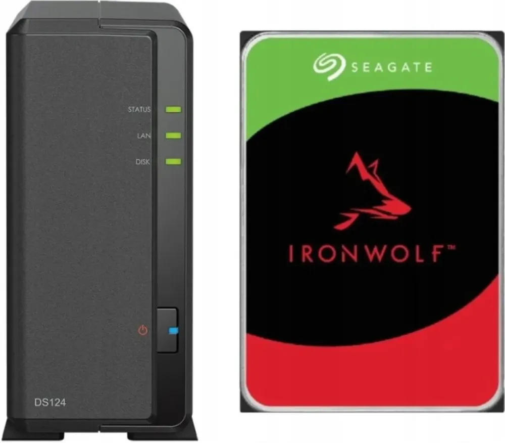 Сервер Synology DS124 4TB Ironwolf (DS124_1X4IW) Київ - фото 1