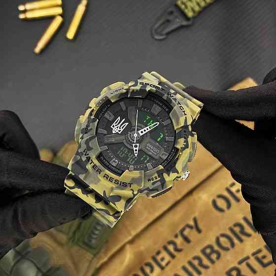 Awarder 005 Тризуб срібло Camo Green Киев