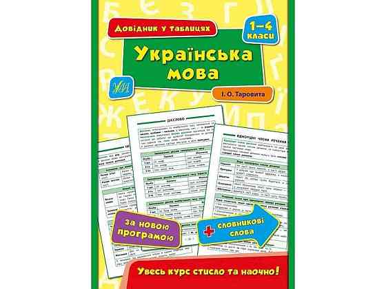 Довідник у таблицях Українська мова 1–4 класи арт.01796 ТМ УЛА Київ