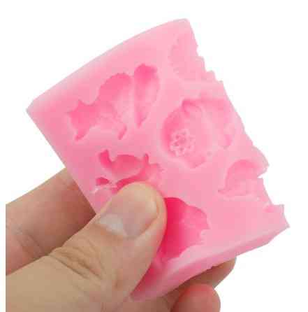 Молд силиконовый Животные 82 на 61 мм розовый Киев