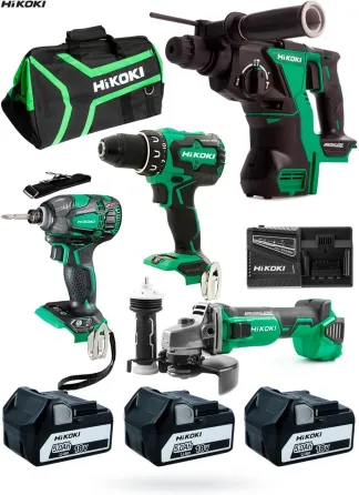 HITACHI Zestaw COMBO 4 narzędzi akumulatorowych KC18DG4LWDZ Київ