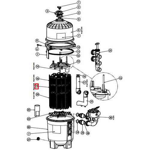 Фильтрующий элемент Hayward (DEX4800DA) Киев