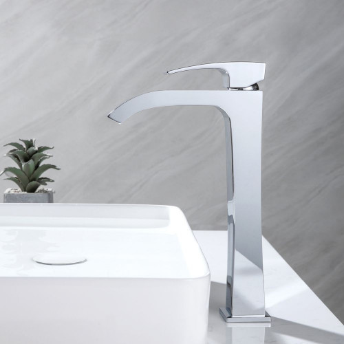 Змішувач для раковини високий Gappo G1007-81 хром Київ - фото 3