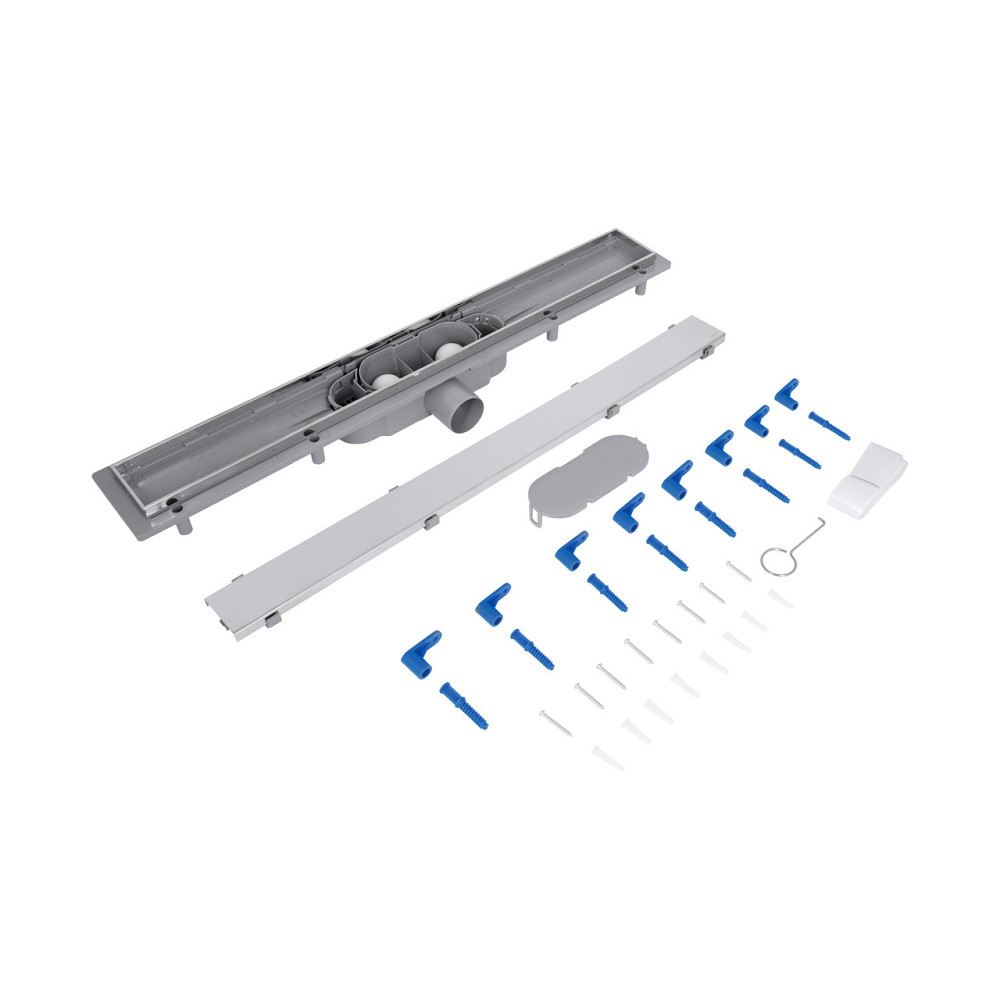 Трап Qtap Dry Tile304-900 лінійний із сухим закривом під плитку 900 мм Київ - фото 13