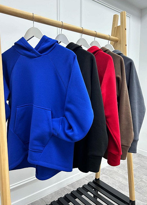 Худі вільного крою з капюшоном "Sky" оптом | Норма | Розпродаж моделі Київ - фото 10