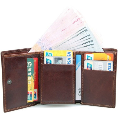 Кошелек Vintage Коричневый (14464) Винница - изображение 4