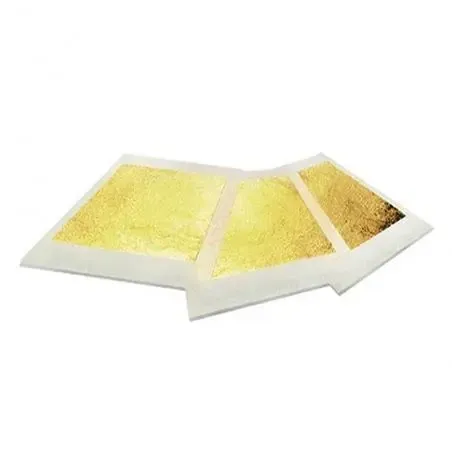 Золотая маска для лица,листы для профессионального использования Face Mask Gold Foil Yelow rose 12шт 11х11 см Днепр