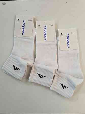 Набір якісних чоловічих шкарпеток середньої випотілки бавовна 4 штук Адідас ADS3 Київ