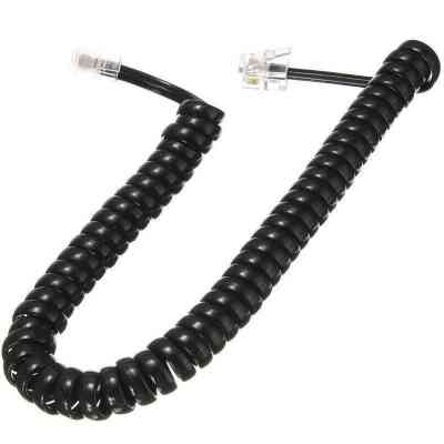 Кабель телефонный Atcom телефонный спиральный 2м RJ9 (17373) Винница