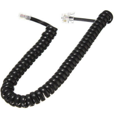 Кабель телефонный Atcom телефонный спиральный 2м RJ9 (17373) Винница - изображение 3