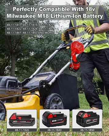 Портативний вентилятор Taingwei з кріпленням на затискач для акумулятора Milwaukee M18 (без акумулятора) Луцк