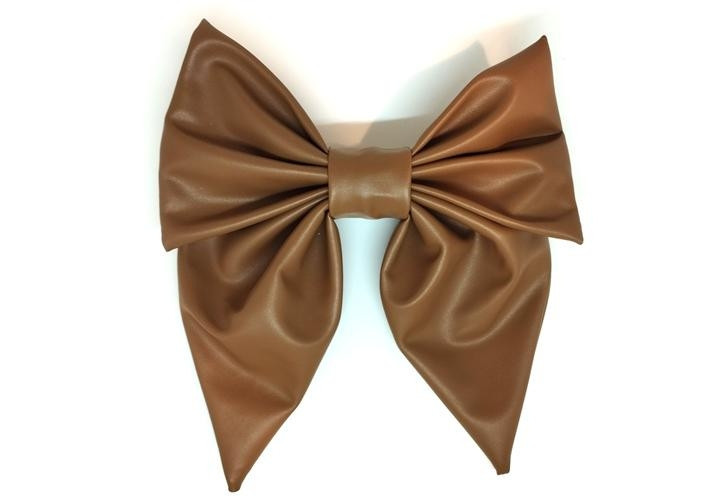 Заколка женска бант коричневая Киев - изображение 1