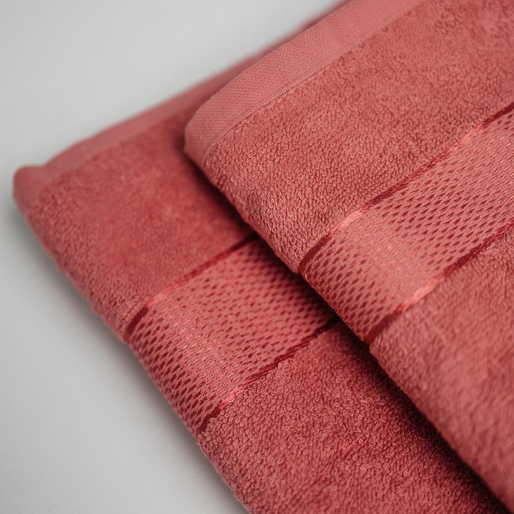 Набір Махрових рушників , Махра,Теракотовий, 50/90 та 70/140 Київ - фото 3