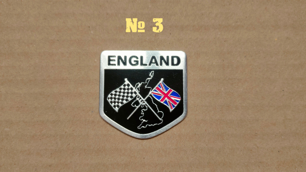 Наклейка Прапор Англії на авто мото алюмінієва Київ - фото 1