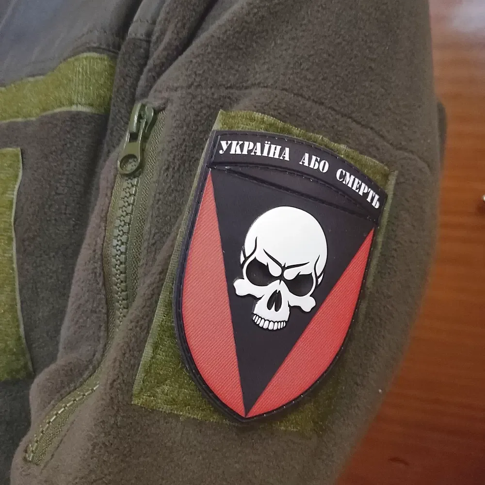 Патч / шеврон 72 ОМБр Чорних запорожців Україна або смерть Запоріжжя - фото 2