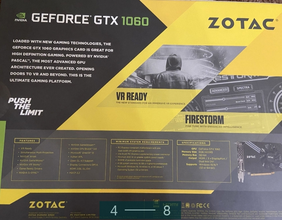 Відеокарта: GTX 1060 6Gb. Zotac. Київ - фото 7
