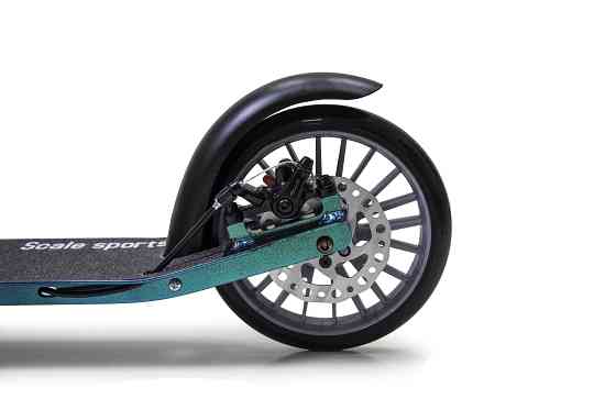 Дитячий самокат Scale Sports SS-23 + тримач для пляшки + дзвіночок. Дискове гальмо. Передній амо Одеса
