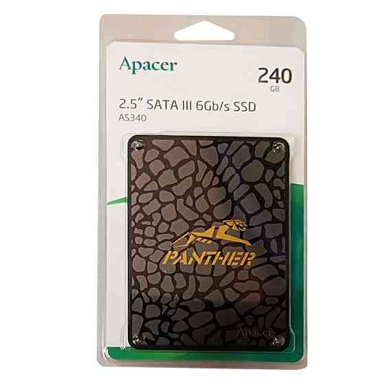 Накопичувач SSD Apacer AS340 240GB 2.5" 7mm SATAIII Standard Київ