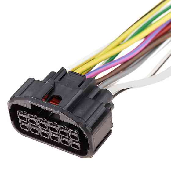 Роз'єм конектор с проводом, 12-кон., 6189-741 SUMITOMO Японія універс., Моторний відсік, Acura, Honda Київ