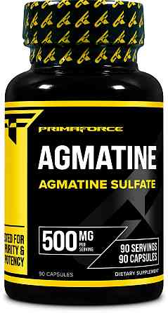 Агматин Primaforce Agmatine Sulfate, 500 mg, 90 Capsules Луцьк