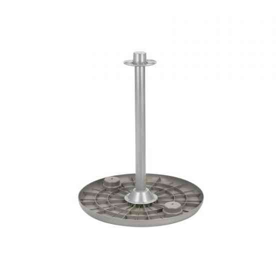 Набір круглий стіл зі стійкою 75201-04, колір сірий Київ