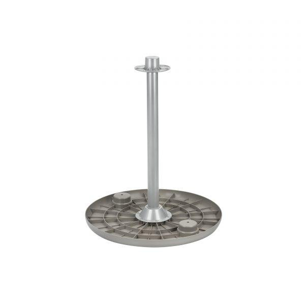 Набір круглий стіл зі стійкою 75201-04, колір сірий Черкаси - фото 3