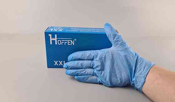 Перчатки Нитрил ГОЛУБЫЕ(100шт) розмер XXL 