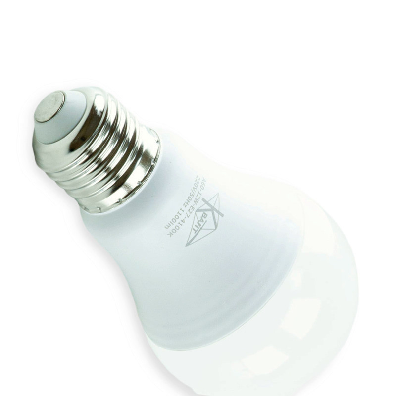 Лампа 220V E27 12W A60 4100K нейтральный белый светодиодная Мукачево - изображение 1