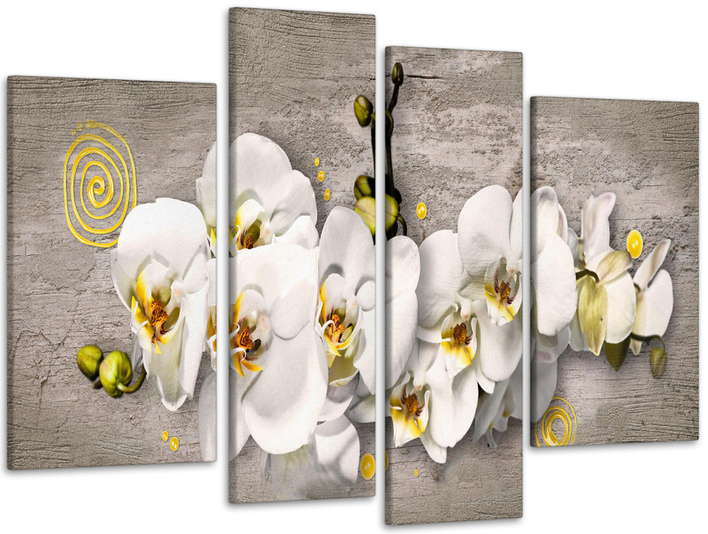 Модульна картина Абстракція Орхідея Art-161_4 Київ - фото 1