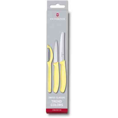 Набір ножів Victorinox SwissClassic Paring Set 3 шт Universal Yellow (6.7116.31L82) Вінниця