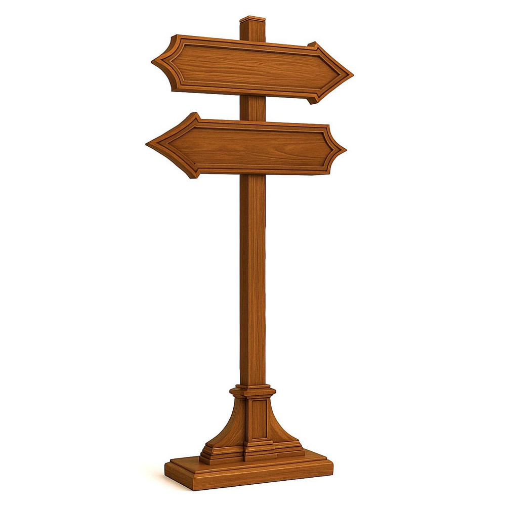 Напольная стрелка-указатель 