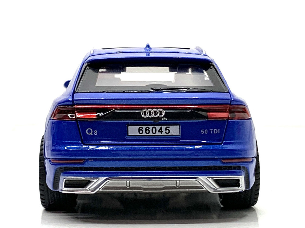 Машина Автосвіт Audi q8 інерційна відкриваються двері капот багажник 16см Синій (AP-1824) Чернигов - изображение 6