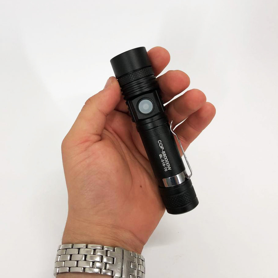 Очень яркий фонарь Bailong, Алюминиевый фонарь 18650 Многофункциональный тактический JG-14 Львов - изображение 5