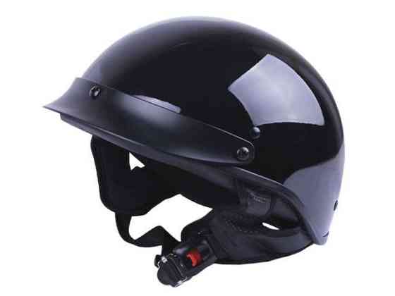 Шлем мотоциклетный MD-513, черный глянцевый, size S Мукачево