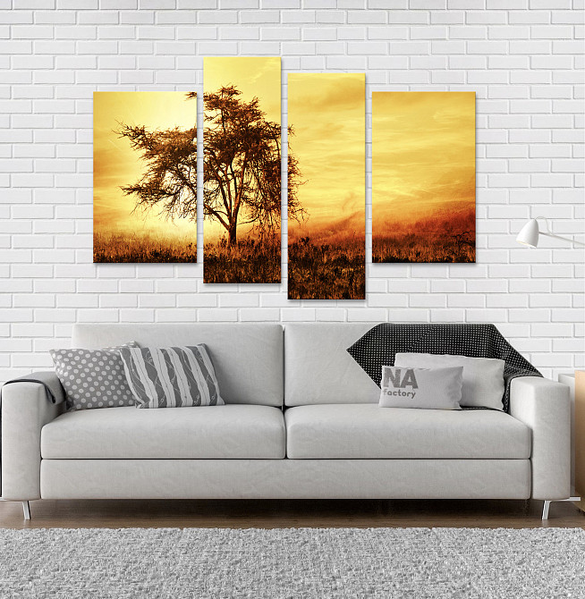Модульна картина Дерево Світанок Art-91_4 Київ - фото 2