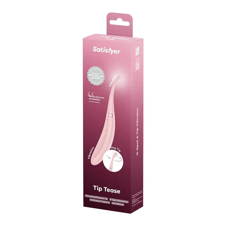 Вібратор Satisfyer Tip Tease Rose Львів - фото 7