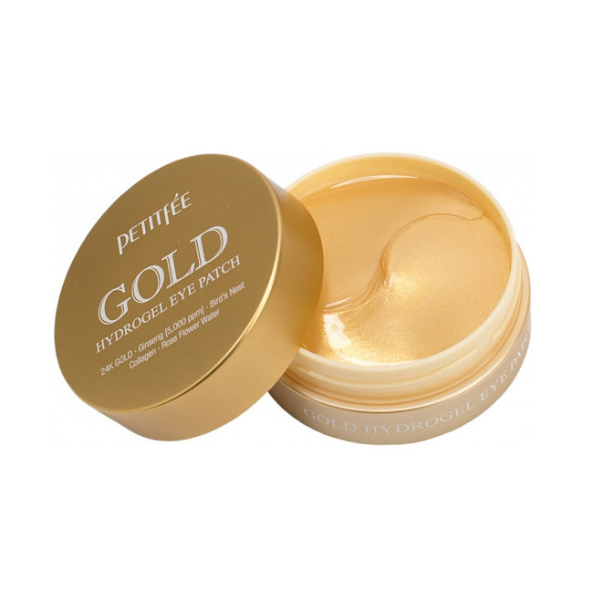 Гидрогелевые патчи для глаз Золото Gold Hydrogel Eye Patch Petitfee & Koelf 60 шт Киев - изображение 4
