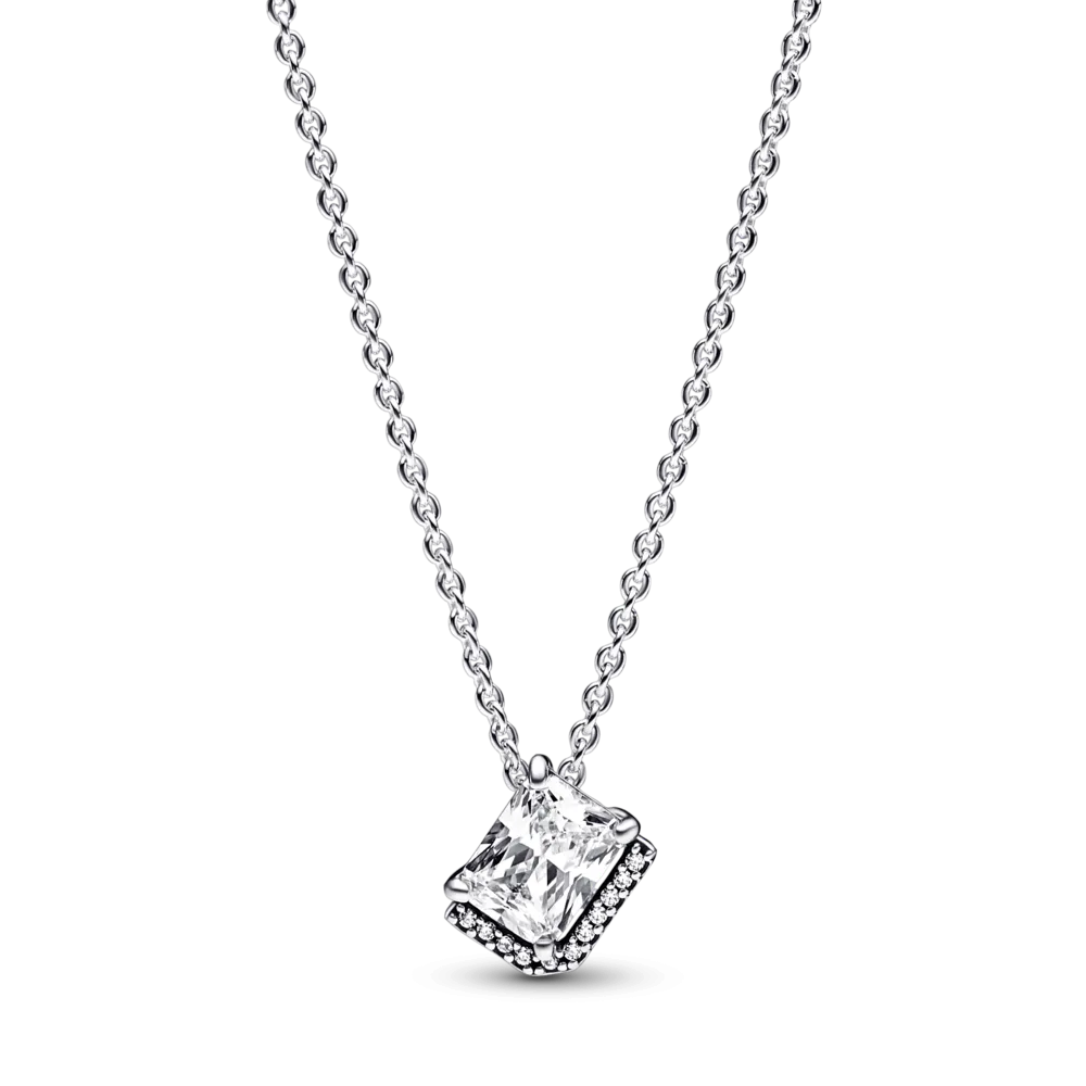 Срібне намисто  "Блискучий прямокутний ореол" 392388C01 MasterSem Київ - фото 1