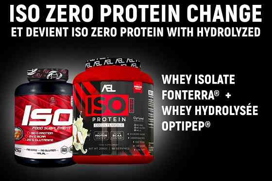 Протеин AllSports Labs Iso Zero Protein 2 kg iced coffee (90 % isolate, zero lactose, zero sugars, aspartame free) Луцк