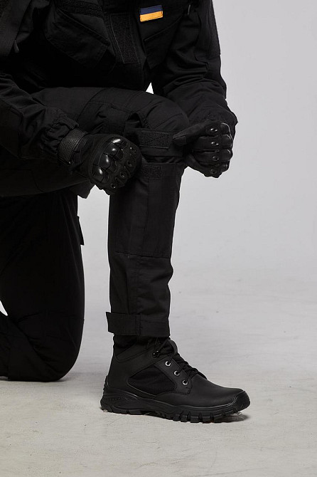 Тактичні літні чорні штани ріп-стоп , тактичні літні чоловічі штурмові штани для військового Львів - фото 7