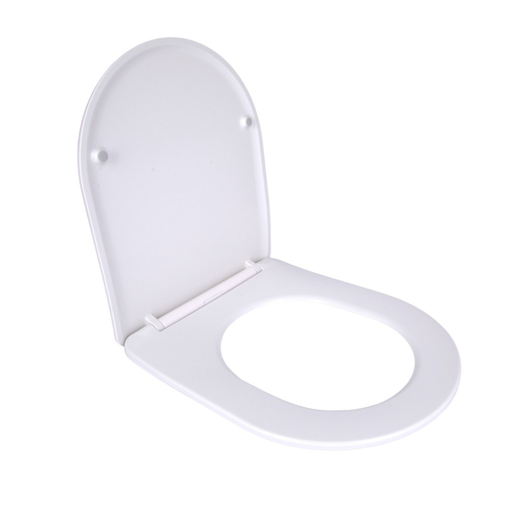 Qtap Сиденье для унитаза напольного (Dove) 425×363×30 мм, White, с микролифтом Slim Duroplast, Quick Release QT06228380BW3 Киев - изображение 3