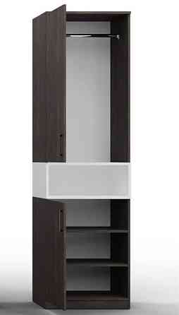 Шафа для одягу Tetris Т-5, Дуб Крафт Білий, 600/520/2100 Львів