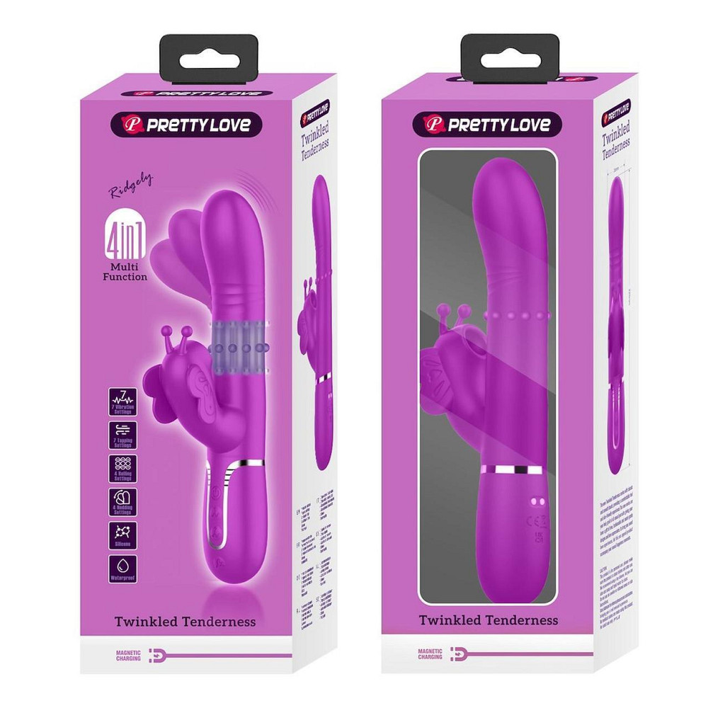 Вібратор PRETTY LOVE Butterfly Clit Vibrator Pink Sex Aura Київ - фото 1