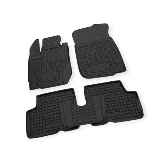 Килимки Рено duster i 2015-> 2wd, 4wd (євро складання) борт 2,5см, з перемичкою салону Мукачево