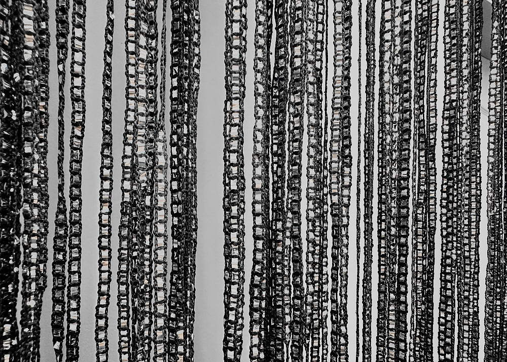 Шторы-нити Rovi Premium с люрексом Черный 300х300см 1 шт (61-118) Киев - изображение 7