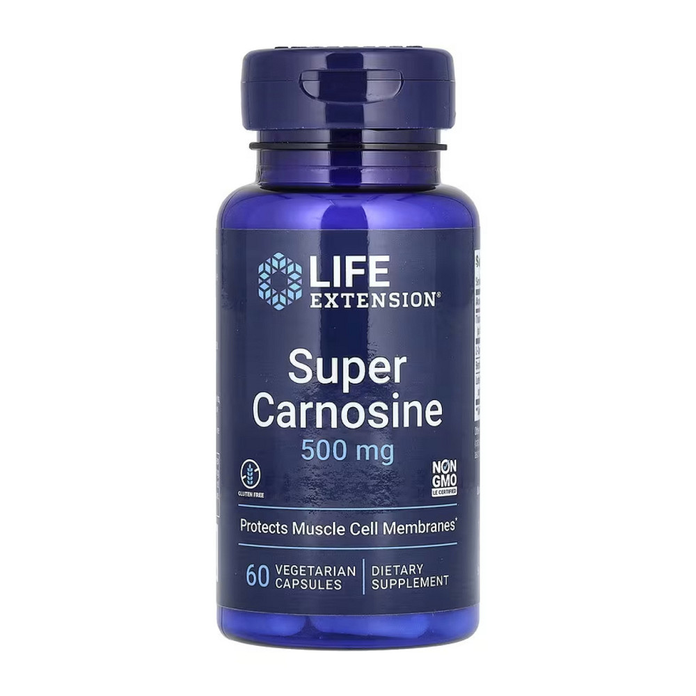 Карнозин Life Extension Super Carnosine 500 mg 60 капс Киев - изображение 1