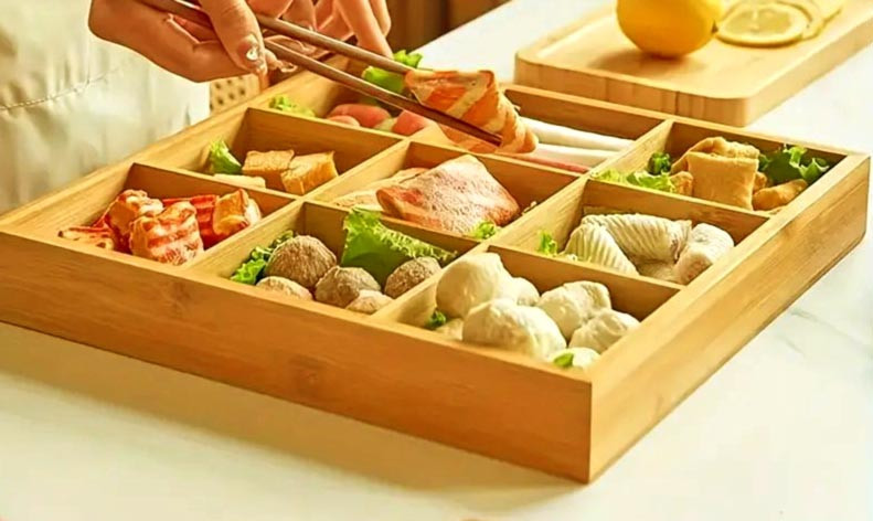 Менажница деревянная 